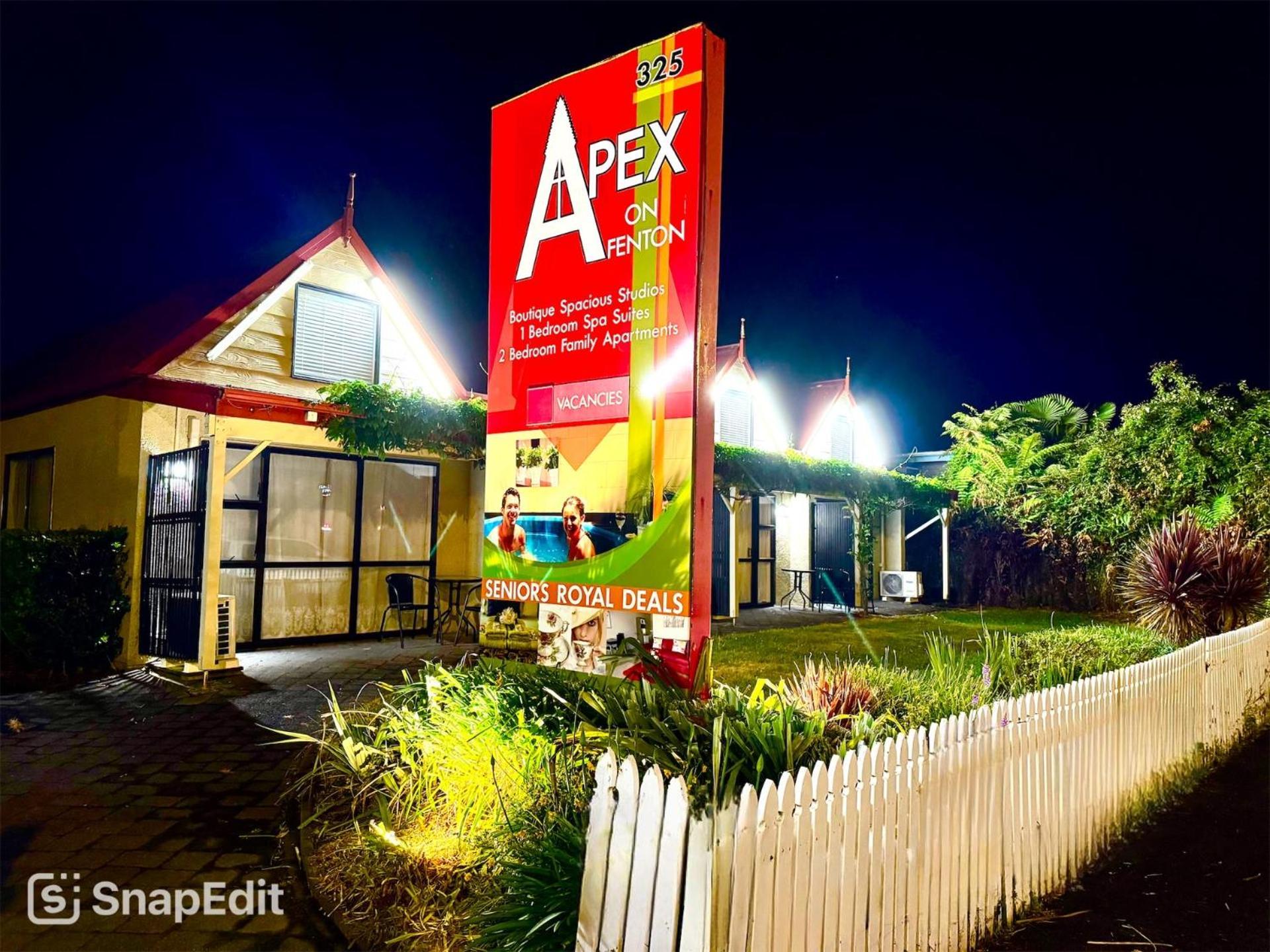 罗托鲁阿 Apex On Fenton汽车旅馆 外观 照片
